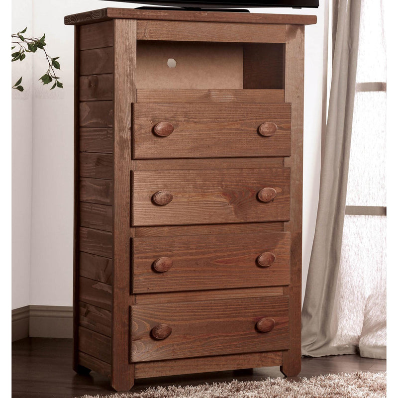 Furniture of America Lea 4-Drawer Kids Media Chest AM7000TV IMAGE 1