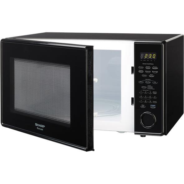 Sharp 21.3-inch, 1.4 cu.ft. Countertop Microwave Oven with Auto Defrost SMC1441CB IMAGE 3