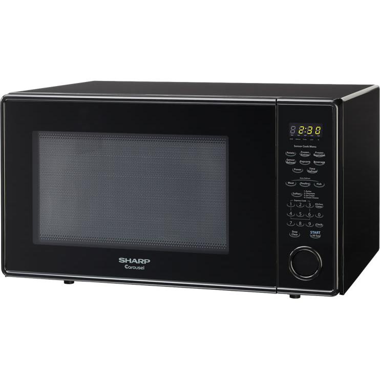 Sharp 21.3-inch, 1.4 cu.ft. Countertop Microwave Oven with Auto Defrost SMC1441CB IMAGE 4