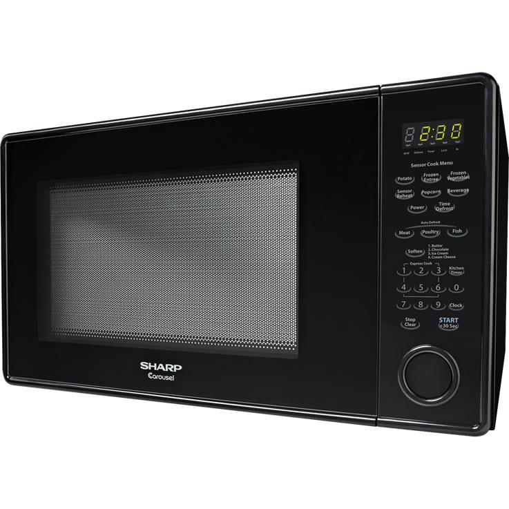 Sharp 21.3-inch, 1.4 cu.ft. Countertop Microwave Oven with Auto Defrost SMC1441CB IMAGE 5