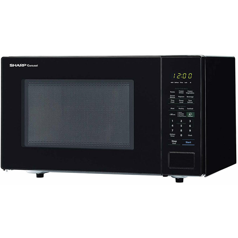 Sharp 21.3-inch, 1.4 cu.ft. Countertop Microwave Oven with Auto Defrost ZSMC1441CB IMAGE 4