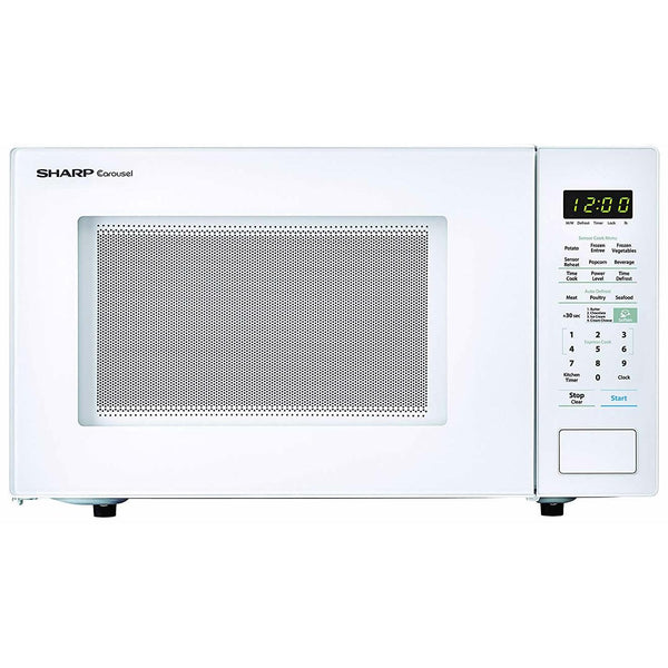 Sharp 21.3-inch, 1.4 cu.ft. Countertop Microwave Oven with Auto Defrost ZSMC1441CW IMAGE 1