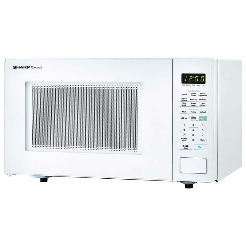 Sharp 21.3-inch, 1.4 cu.ft. Countertop Microwave Oven with Auto Defrost ZSMC1441CW IMAGE 4