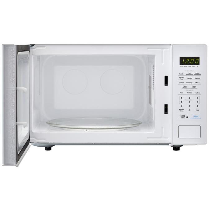 Sharp 20.3-inch, 1.1 cu.ft. Countertop Microwave Oven with Auto Defrost SMC1131CW IMAGE 2