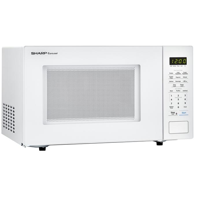 Sharp 20.3-inch, 1.1 cu.ft. Countertop Microwave Oven with Auto Defrost SMC1131CW IMAGE 4