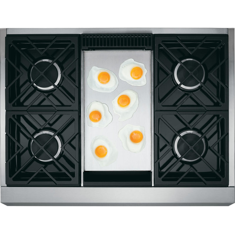 Monogram 36-inch Freestanding Dual-Fuel Range ZDP364NDPSS IMAGE 2