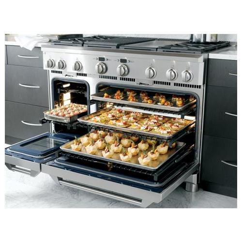 Monogram 48-inch Freestanding Dual-Fuel Range with Professional Oven System ZDP484NGPSS IMAGE 16