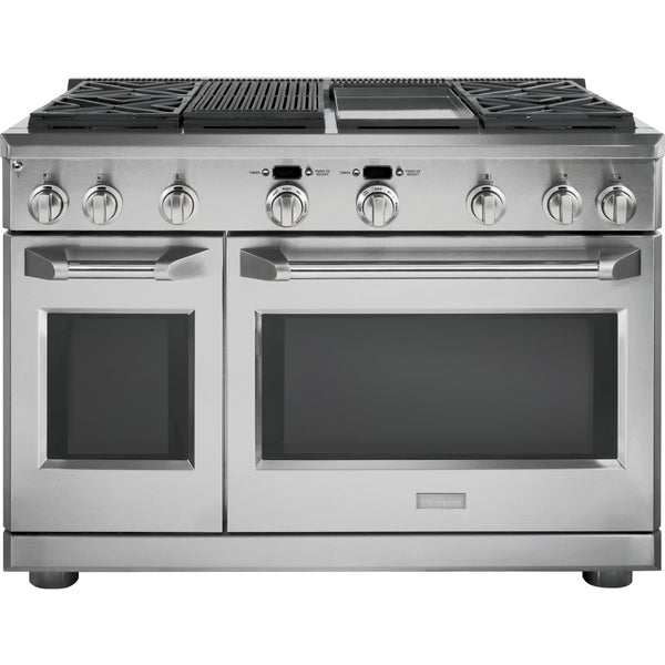 Monogram 48-inch Freestanding Dual-Fuel Range with Professional Oven System ZDP484NGPSS IMAGE 1