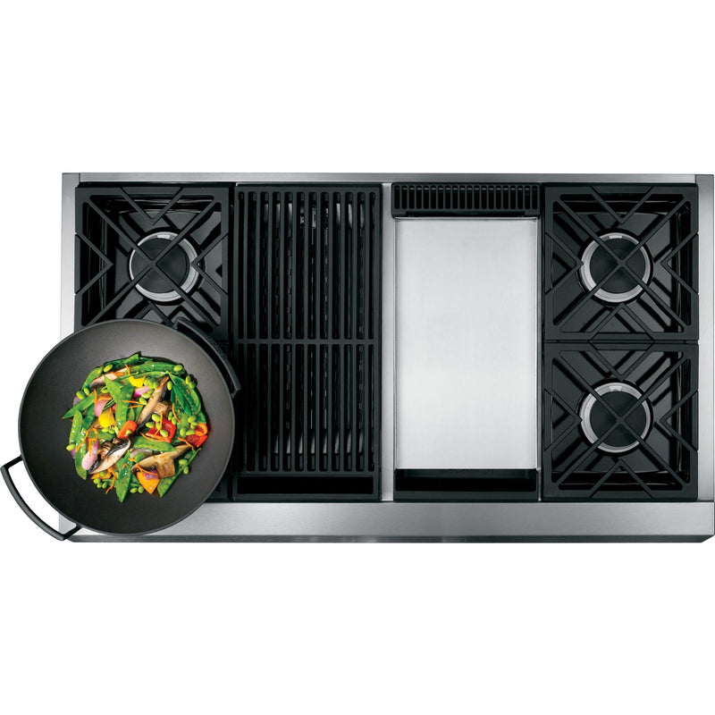 Monogram 48-inch Freestanding Dual-Fuel Range with Professional Oven System ZDP484NGPSS IMAGE 2