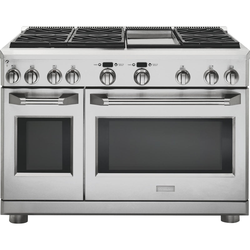 Monogram 48-inch Freestanding Dual-Fuel Range ZDP486NDPSS IMAGE 1