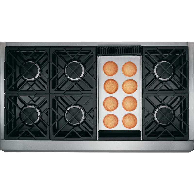 Monogram 48-inch Freestanding Dual-Fuel Range ZDP486NDPSS IMAGE 2