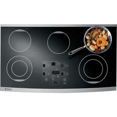 Monogram 36-inch Built-In Electric Cooktop ZEU36RSFSS IMAGE 1