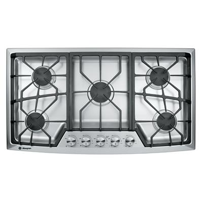 Monogram 36-inch Built-In Gas Cooktop ZGU385LSMSS IMAGE 1