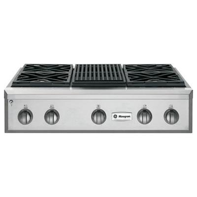 Monogram 36-inch Gas Rangetop ZGU364NRPSS IMAGE 1