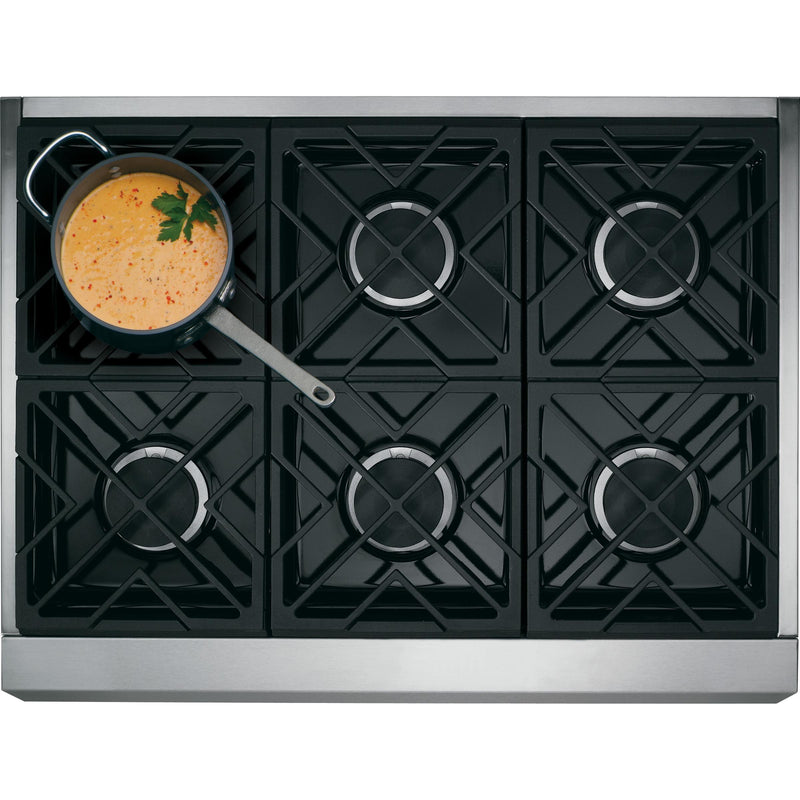 Monogram 36-inch Gas Rangetop ZGU366NPSS IMAGE 2