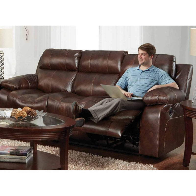 Catnapper Positano Power Reclining Leather Match Sofa 64991 1268-09/3068-09 IMAGE 1