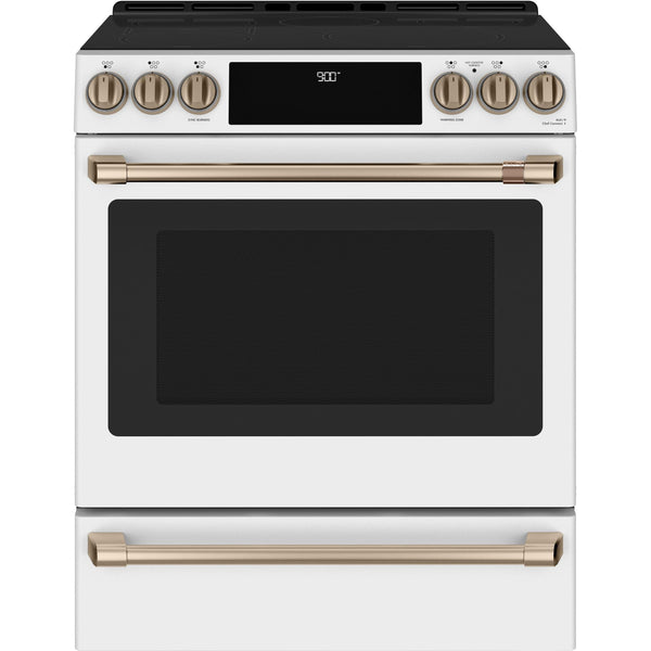 Café 30-inch Slide-in Induction Range with Warming Drawer CHS900P4MW2 IMAGE 1