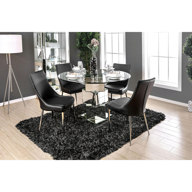 Furniture of America Izzy Dining Chair CM3384BK-SC-2PK IMAGE 2