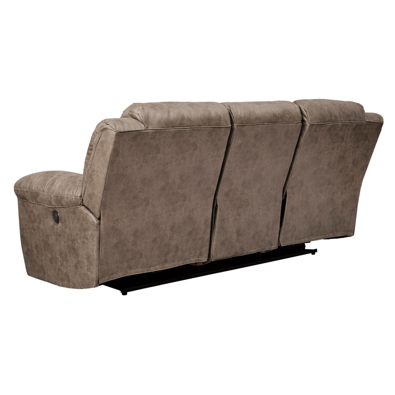 Signature Design by Ashley Stoneland Reclining Leather Look Sofa 3990588 IMAGE 3