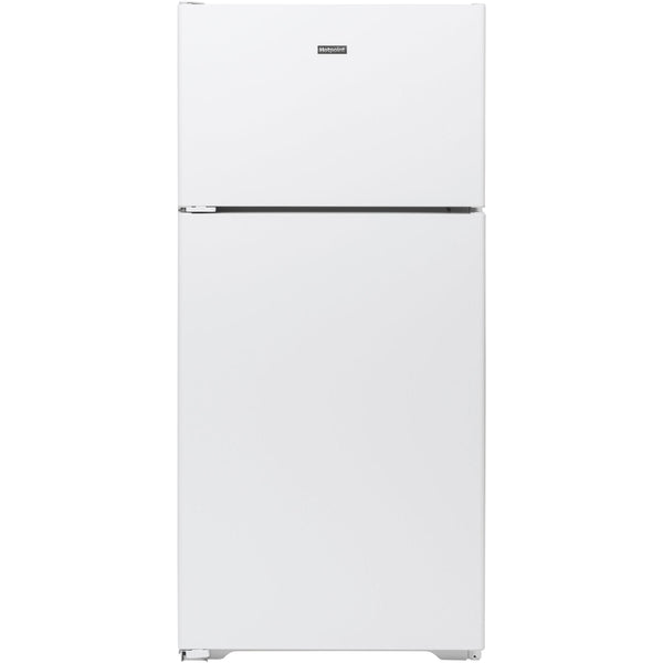 Hotpoint 28-inch, 15.6 cu.ft. Freestanding Top Freezer Refrigerator HPS16BTNLWW IMAGE 1