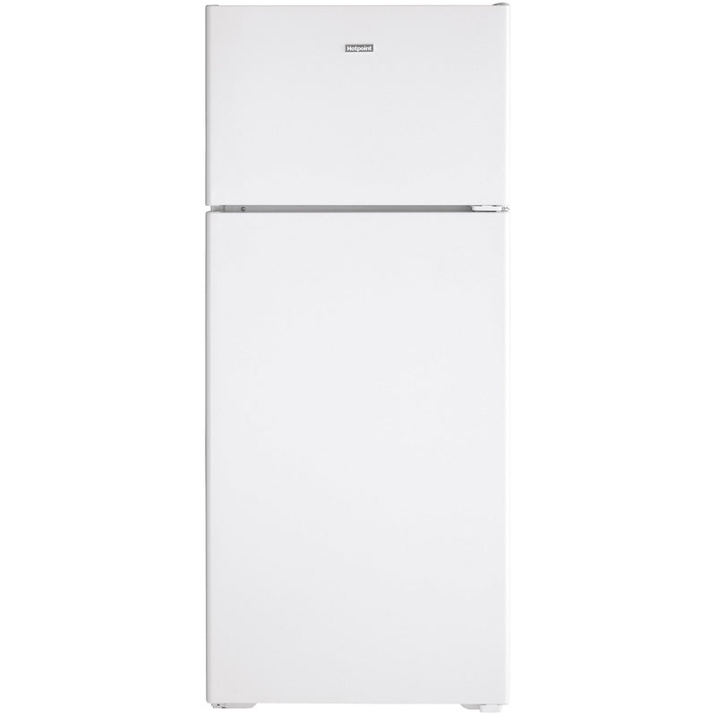 Hotpoint 28-inch, 17.5 cu.ft. Freestanding Top Freezer Refrigerator HPS18BTNRWW IMAGE 1