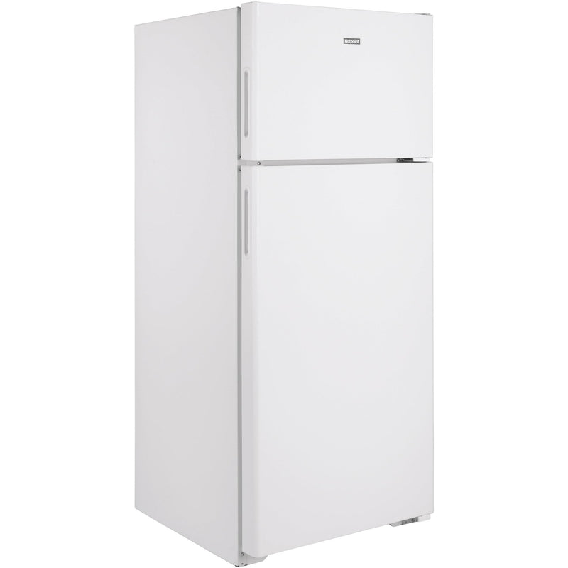 Hotpoint 28-inch, 17.5 cu.ft. Freestanding Top Freezer Refrigerator HPS18BTNRWW IMAGE 2