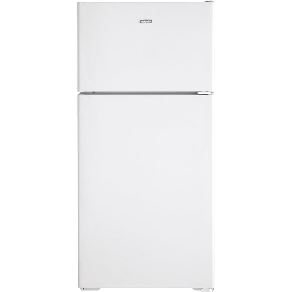 Hotpoint 28-inch, 15.6 cu.ft. Freestanding Top Freezer Refrigerator HPE16BTNRWW IMAGE 1