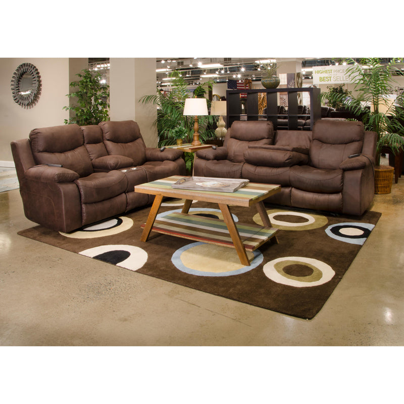 Catnapper Palmer Power Reclining Leather Look Sofa 763955 1307-29 IMAGE 8