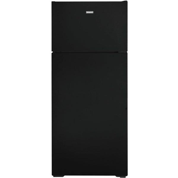 Hotpoint 28-inch, 17.5 cu.ft. Freestanding Top Freezer Refrigerator HPS18BTNRBB IMAGE 1