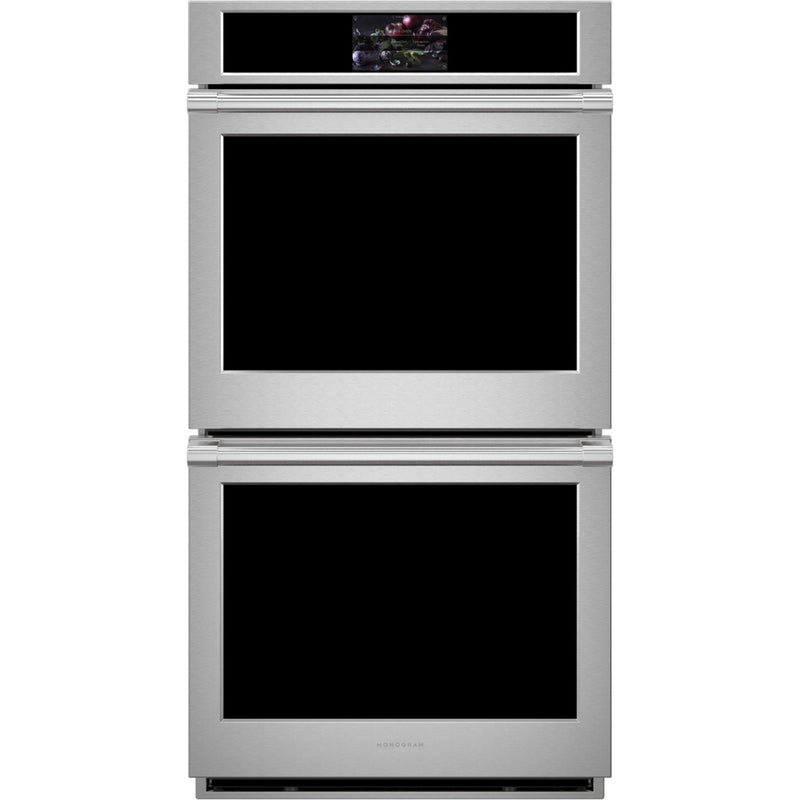 Monogram 27-inch, 8.6 cu.ft. Built-in Double Wall Oven with True European Convection ZKD90DPSNSS IMAGE 2