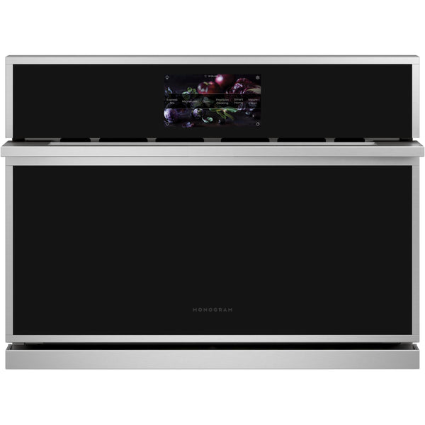 Monogram 27-inch, 1.7 cu.ft. Built-in Single Wall Oven with True European Convection ZSB9121NSS IMAGE 1