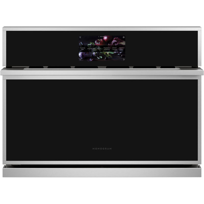 Monogram 27-inch, 1.7 cu.ft. Built-in Single Wall Oven with True European Convection ZSB9121NSS IMAGE 1