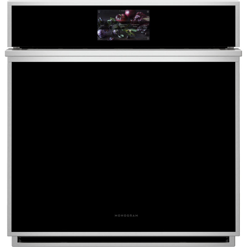 Monogram 27-inch, 4.3 cu.ft. Built-in Single Wall Oven with True European Convection ZKS90DSSNSS IMAGE 2