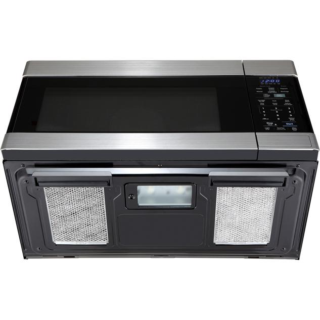 Sharp 30-inch, 1.6 cu.ft. Over-the-range Microwave Oven with LED Lighting SMO1652DS IMAGE 5