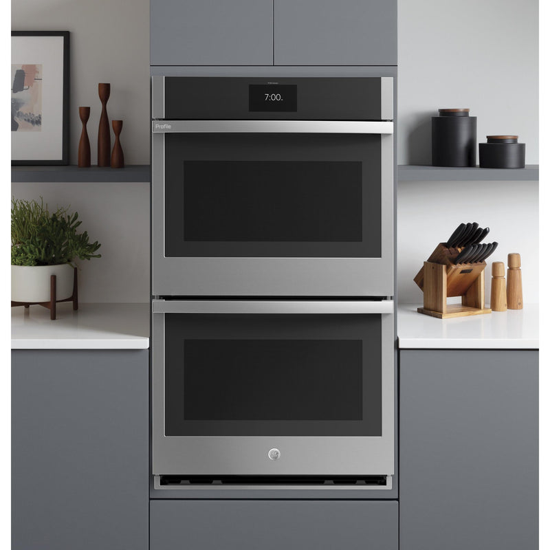 GE Profile 30-inch, 10 cu. ft.  Built-in Double Wall Oven with Convection PTD9000SNSS IMAGE 16