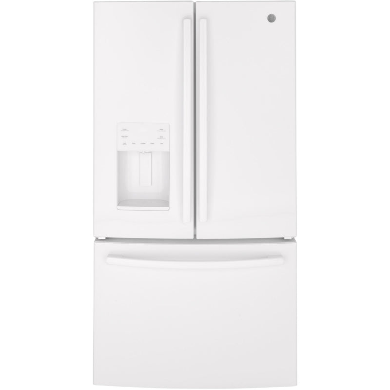 GE 36-inch, 25.6 cu. ft. French 3-Door Refrigerator GFE26JGMWW IMAGE 1