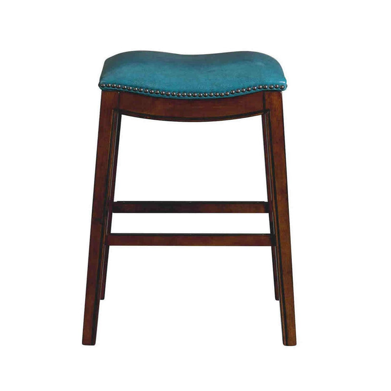 Elements International Fiesta Pub Height Stool LFS100BSTBL IMAGE 2