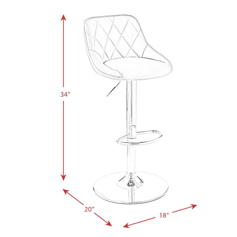 Elements International Melissa Adjustable Height Stool BMS900BSE IMAGE 11