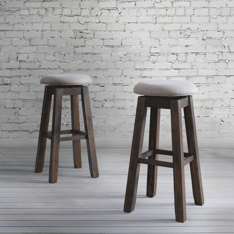 Elements International Morrison Pub Height Stool DMO100BSWSBTFE IMAGE 9