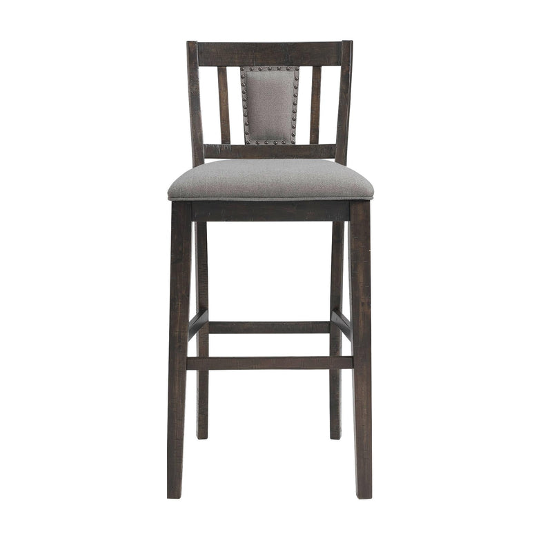 Elements International Morrison Pub Height Stool DMO100BSBTFE IMAGE 2