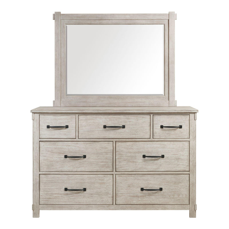 Elements International Scott 7-Drawer Dresser with Mirror SC600DRMR IMAGE 2