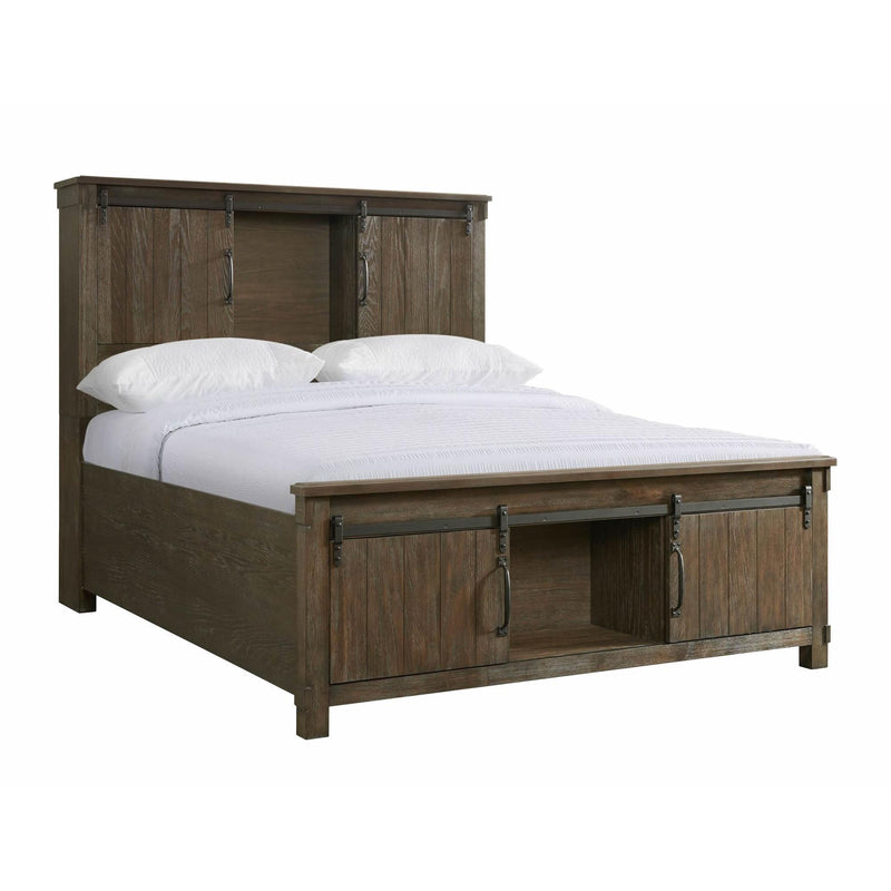 Elements International Scott Queen Platform Bed with Storage SC370QB IMAGE 1