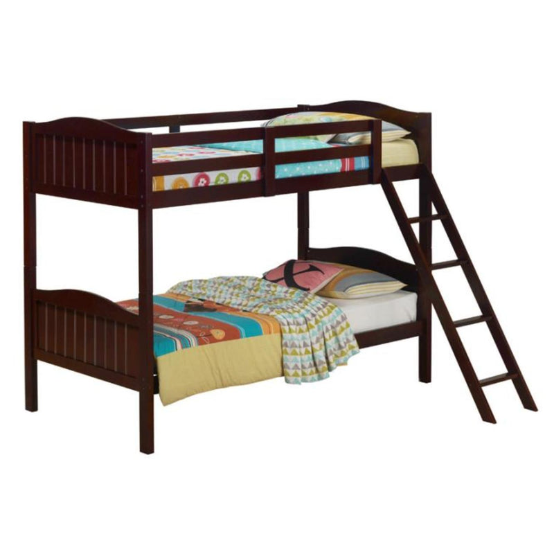 Coaster Furniture Littletown 405053BRN Twin over Twin Bunk Bed IMAGE 3