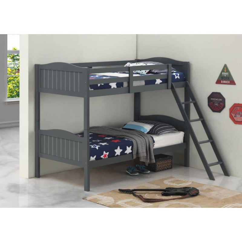 Coaster Furniture Littletown 405053GRY Twin over Twin Bunk Bed IMAGE 4