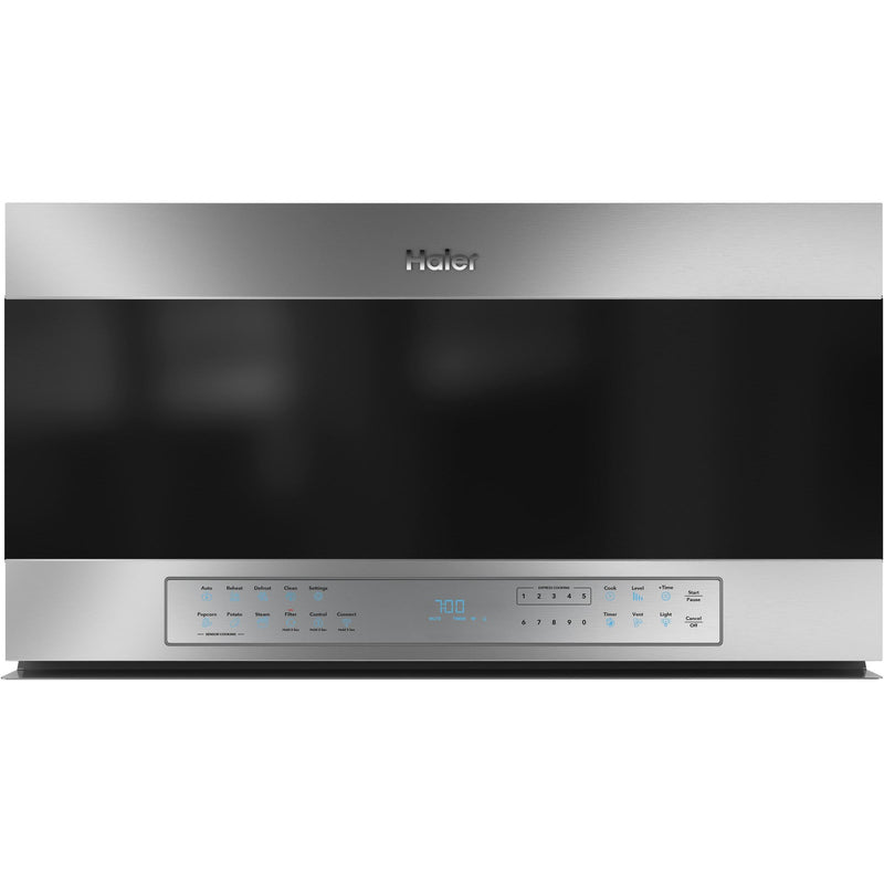 Haier 30-inch, 1.6 cu. ft. Over-the-Range Microwave Oven with Built-In WiFi QVM7167RNSS IMAGE 1