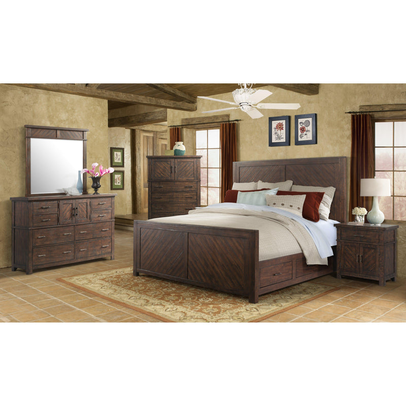 Elements International Jax 8-Drawer Dresser with Mirror JX600DRMR IMAGE 3