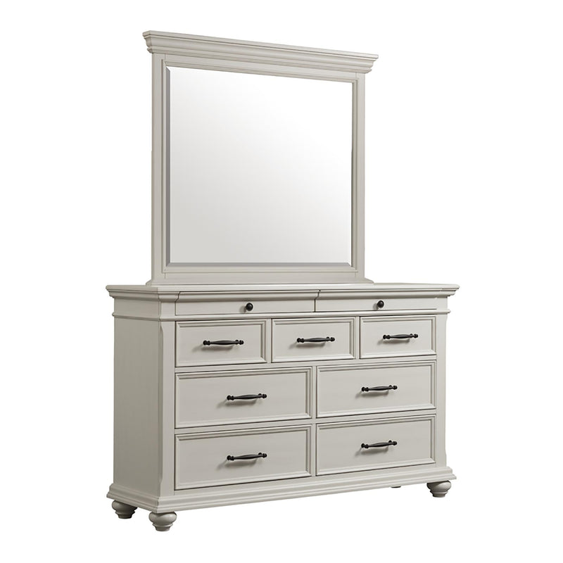 Elements International Slater 9-Drawer Dresser with Mirror SR600DRMR IMAGE 1