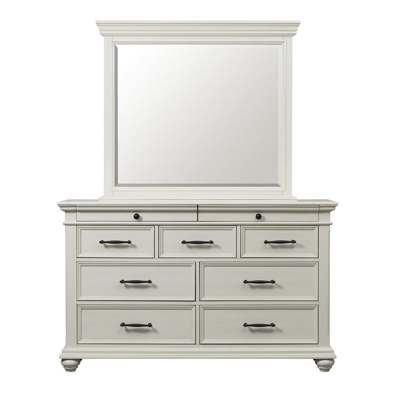 Elements International Slater 9-Drawer Dresser with Mirror SR600DRMR IMAGE 2