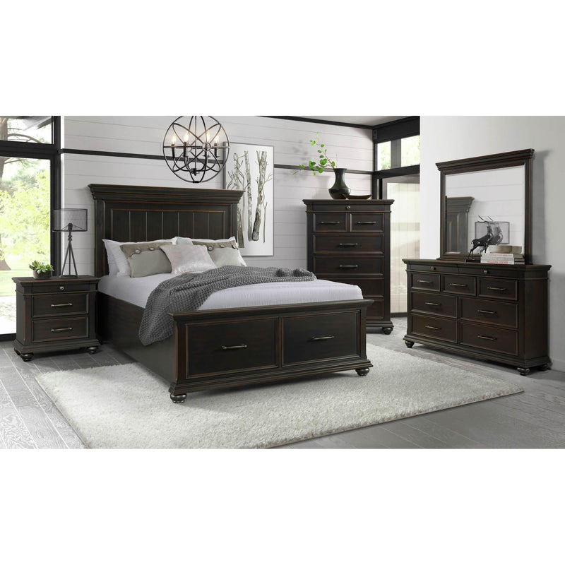 Elements International Slater Queen Platform Bed with Storage SR850QB IMAGE 9