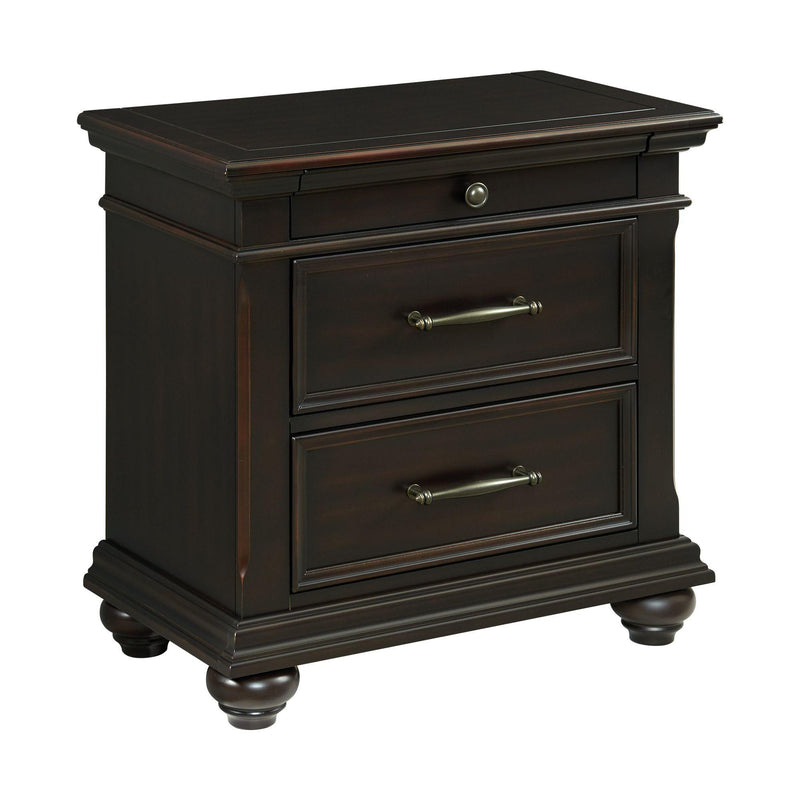 Elements International Slater 3-Drawer Nightstand SR800NS IMAGE 1